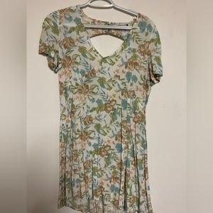 COTTON ON tropical print keep hole dress